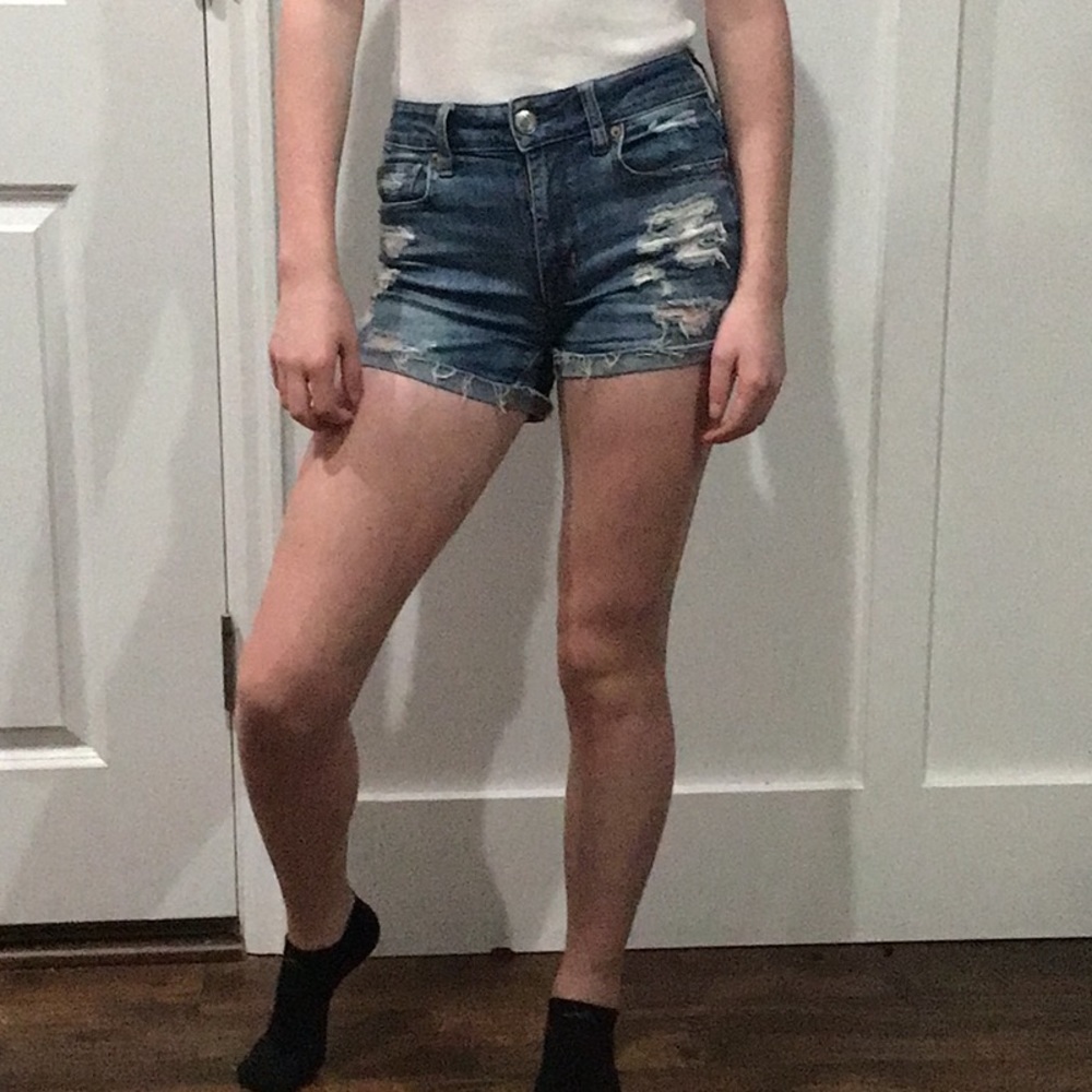 American Eagle Jean shorts Womens 0 slightly worn